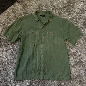 Cotton-On Green Button-up shirt